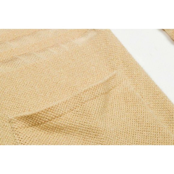 Escada Margaretha Ley Wool Silk Blend Gold Shimmer - Picture 4 of 7